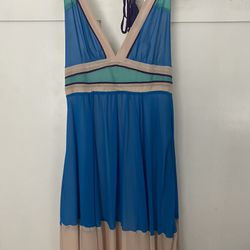 Colorful Halter Summer Dress 