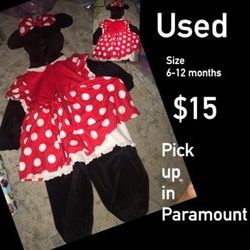 Minnie baby costume