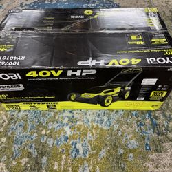 New In Box, 40V Ryobi 20” Self Propelled Lawn Mower (tool Only)