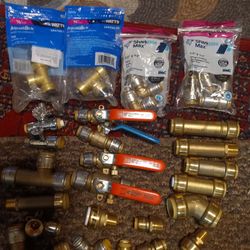 32 Brand New Snake Bite Copper Fittings.