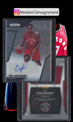 OG Anunoby Toronto Raptors/New York Knicks 2017-18 Prizm Rookie Auto