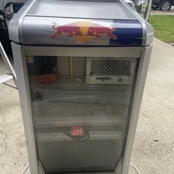 Red Bull mini fridge