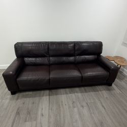 Leather Sofa $300