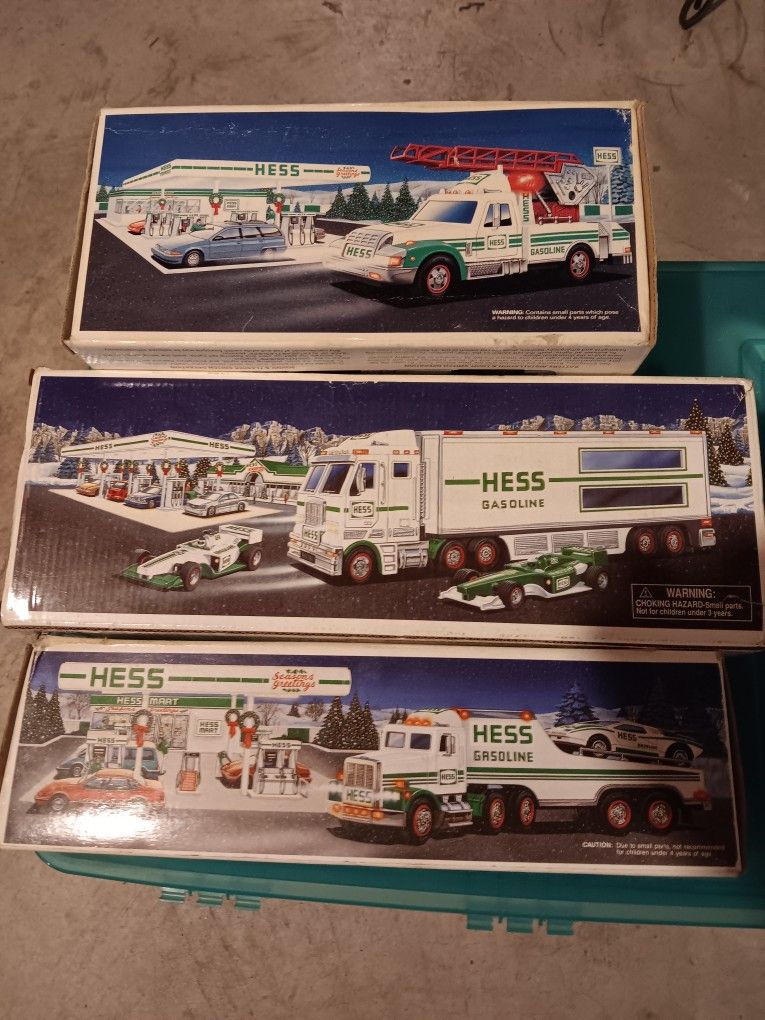 3 HESS TRUCKS