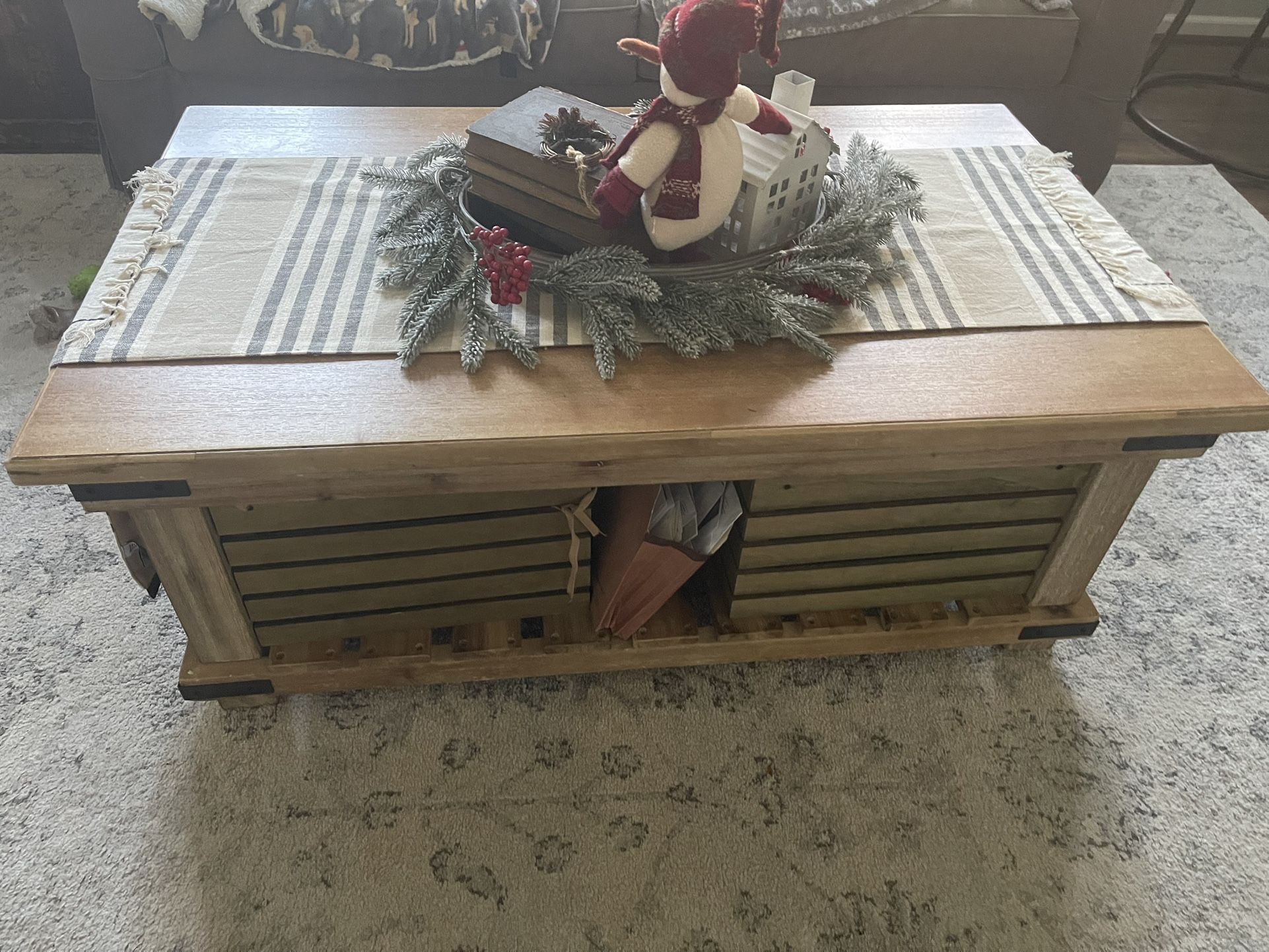 Wooden Coffee Table (gently Used)
