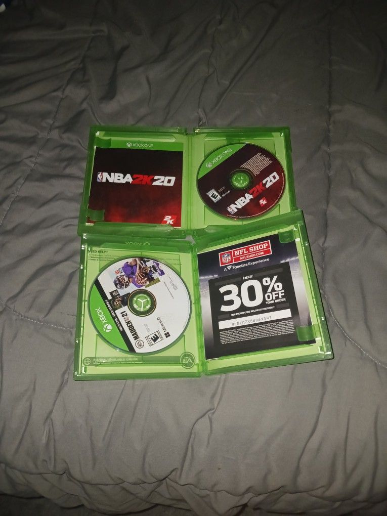 Madden 21 And 2k20