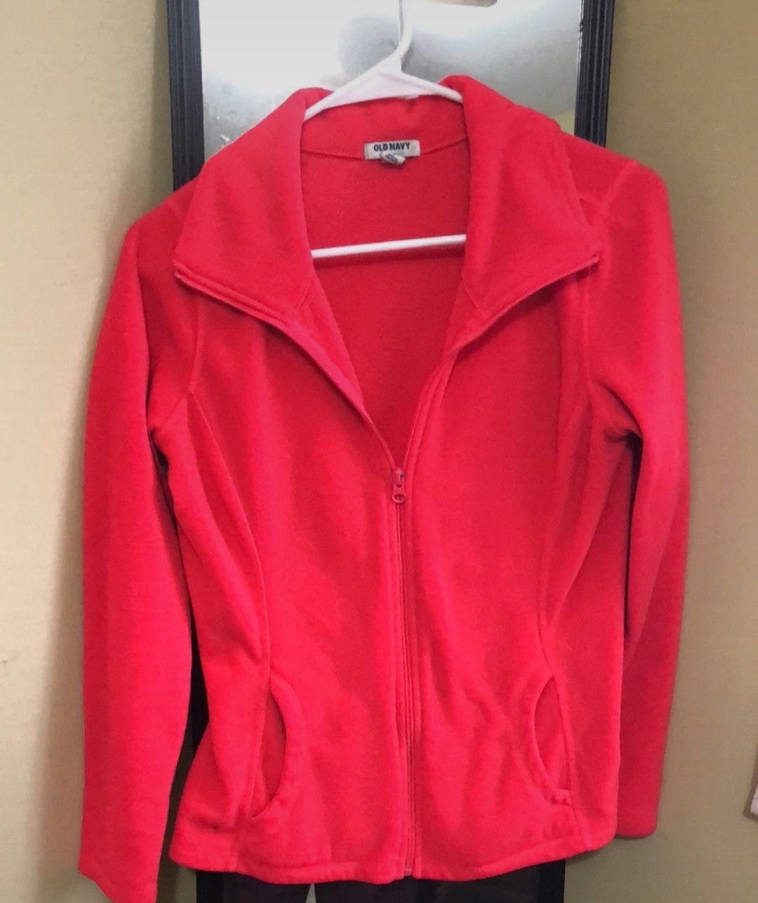 Old Navy Hot Pink Fleece Jacket Size Small
