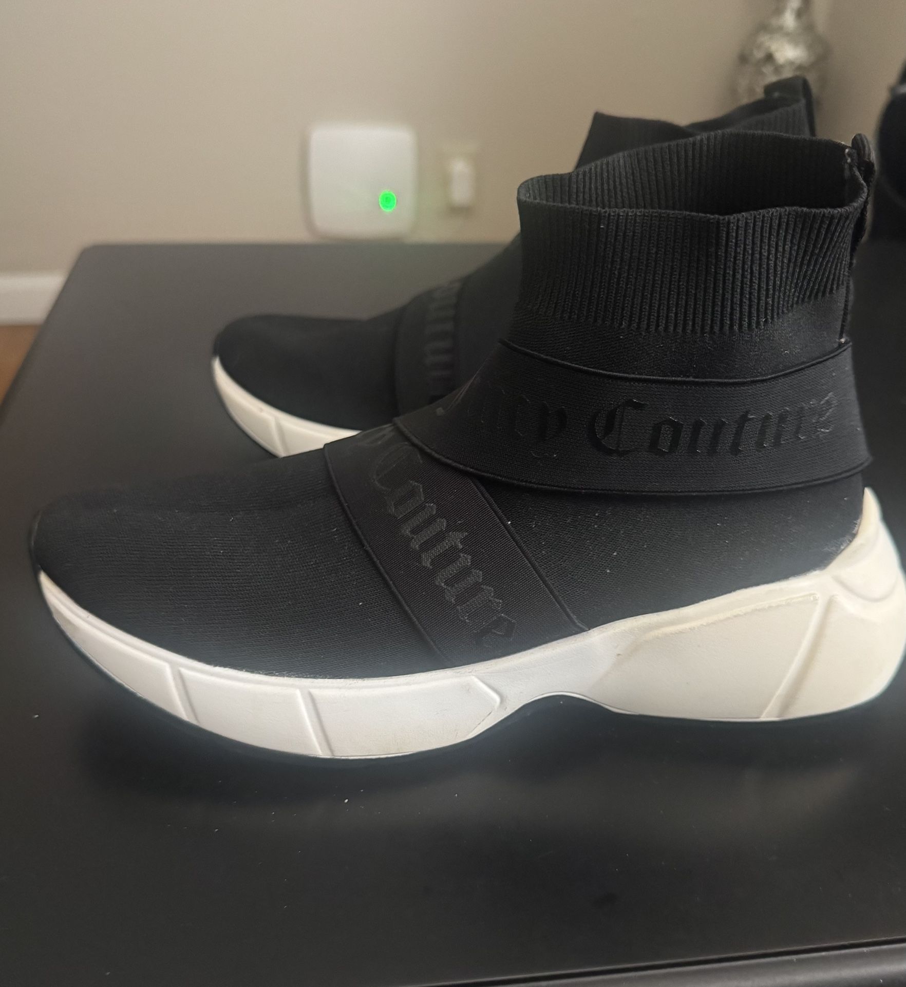 Juicy Couture Black Boots in size 9.