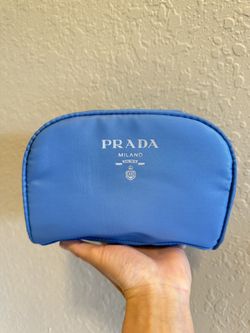 PRADA Milano Cosmetic Makeup Bag Travel Pouch Toiletry Case
