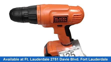 Black & Decker Ld120 Orange Cordless Standard Drill