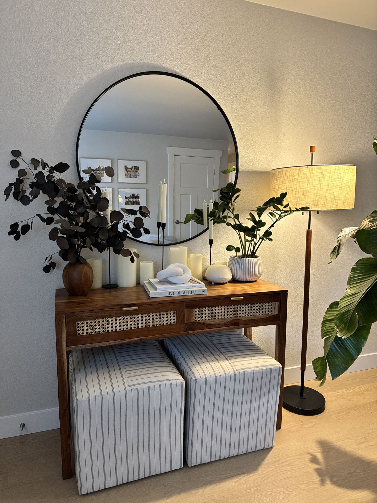 Console Table With Two Drawers