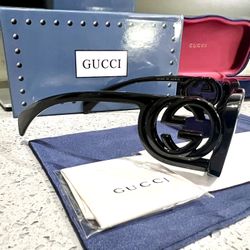 New  GUCCI GG1325S  Ivory Black Women's  Sunglasses
