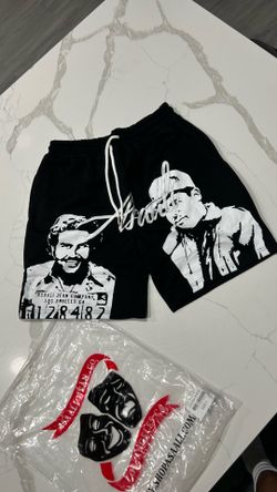 Asaali shorts black & white
