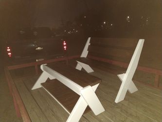 NEW CUSTOM MADE FARMHOUSE STYLE 4FT BENCH WITH STORAGE SHELF AND BENCH WITH BACK SUPPORT 