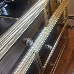 Mirrored/Glass Dresser