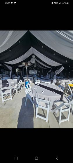 Tent Table Chairs