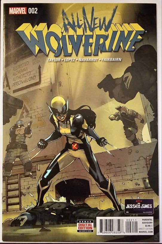 The ALL NEW WOLVERINE 2015 #2 🔥 🔥 🔥 Laura Kinney NM
