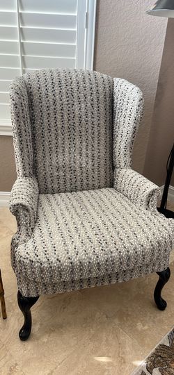 Wing Back Chair Custom Upholstered