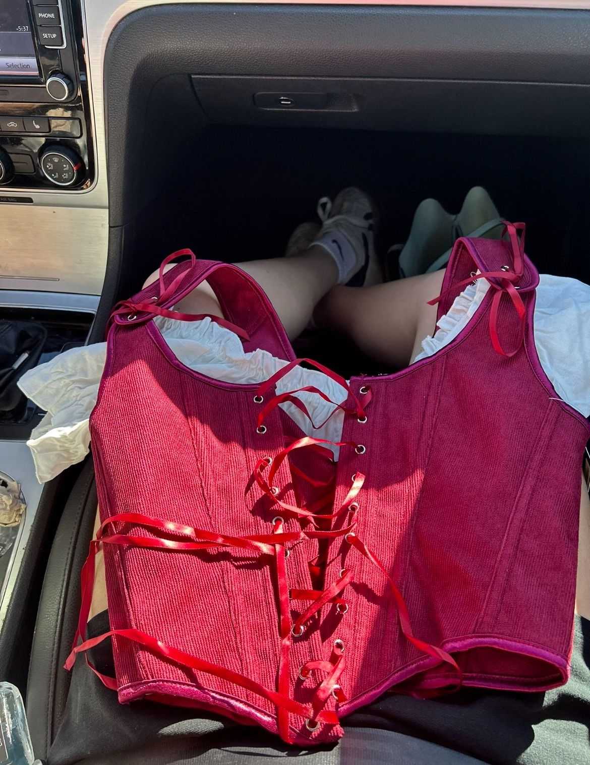 Halloween Corset Red Costume