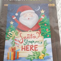 Briarwood Lane
Santa Stop Here Christmas Double-Sided House Flag