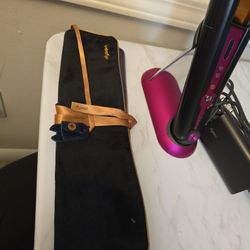 Dyson, HS03, Fuchsia & Black Hair Straightener With Charger, Docking Station & Travel Bag 