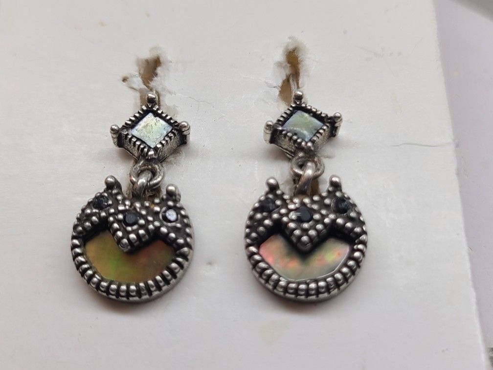 VINTAGE MARCASITE LEVER BACKS 