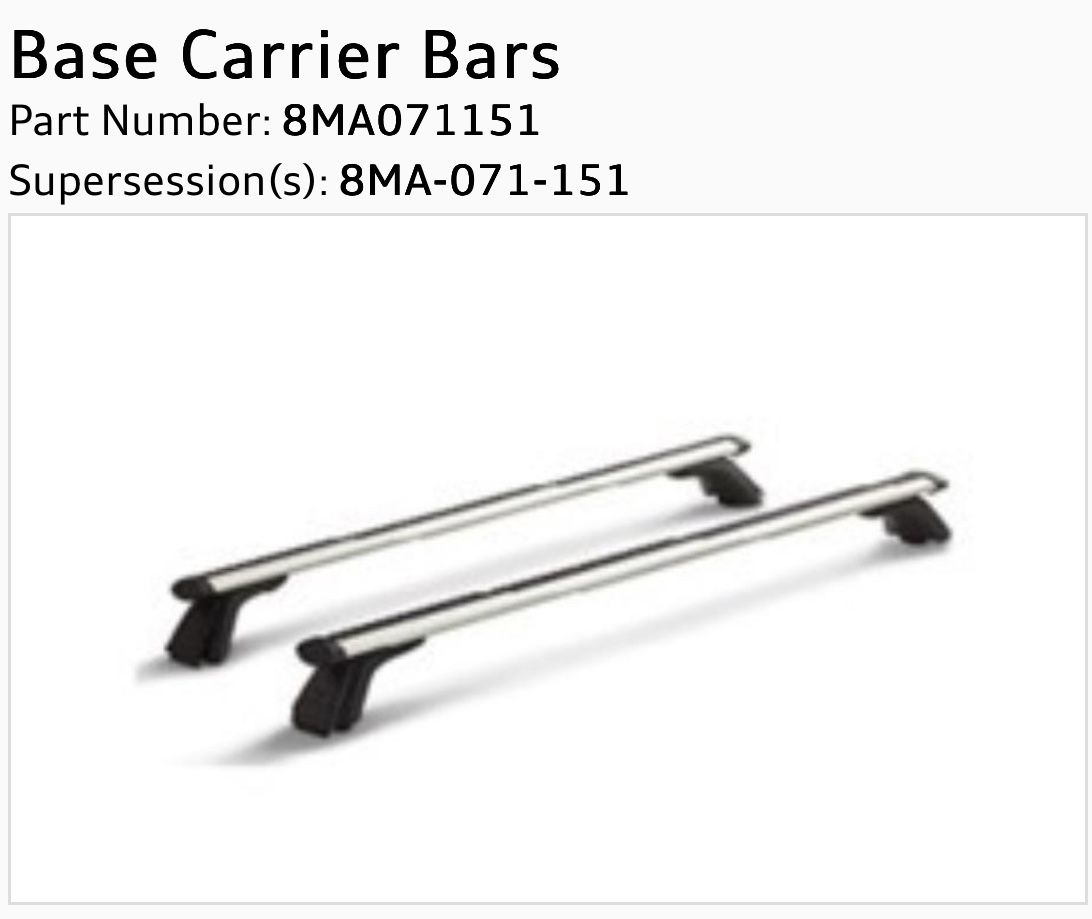 2025 Audi Q5/SQ5 Roof Rack (OEM)