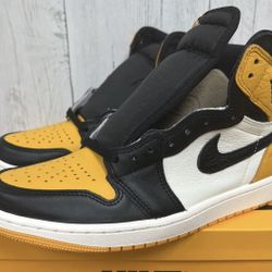 Size 14 Jordan 1 High Retro Yellow Toe Taxi