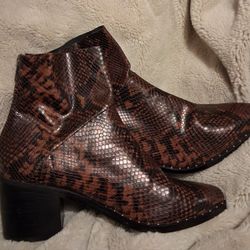 Snake Skin Boots