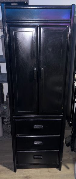 Two side cabinets