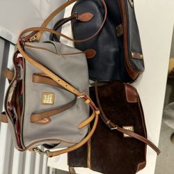 3 Dooney & Burke Bags 