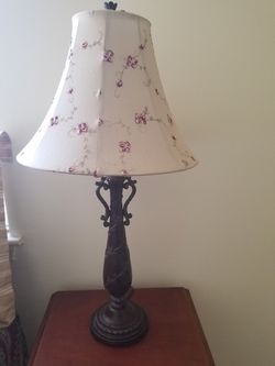 Table lamp with shade