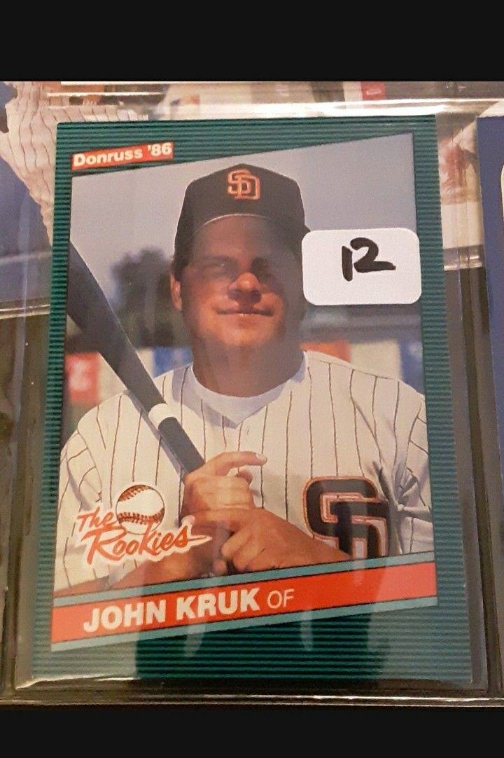 (40) John Kruk Baseball Cards