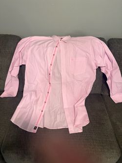 Pink Button-Down Dress Shirt