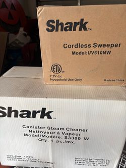 Shark cordless broom & steamer