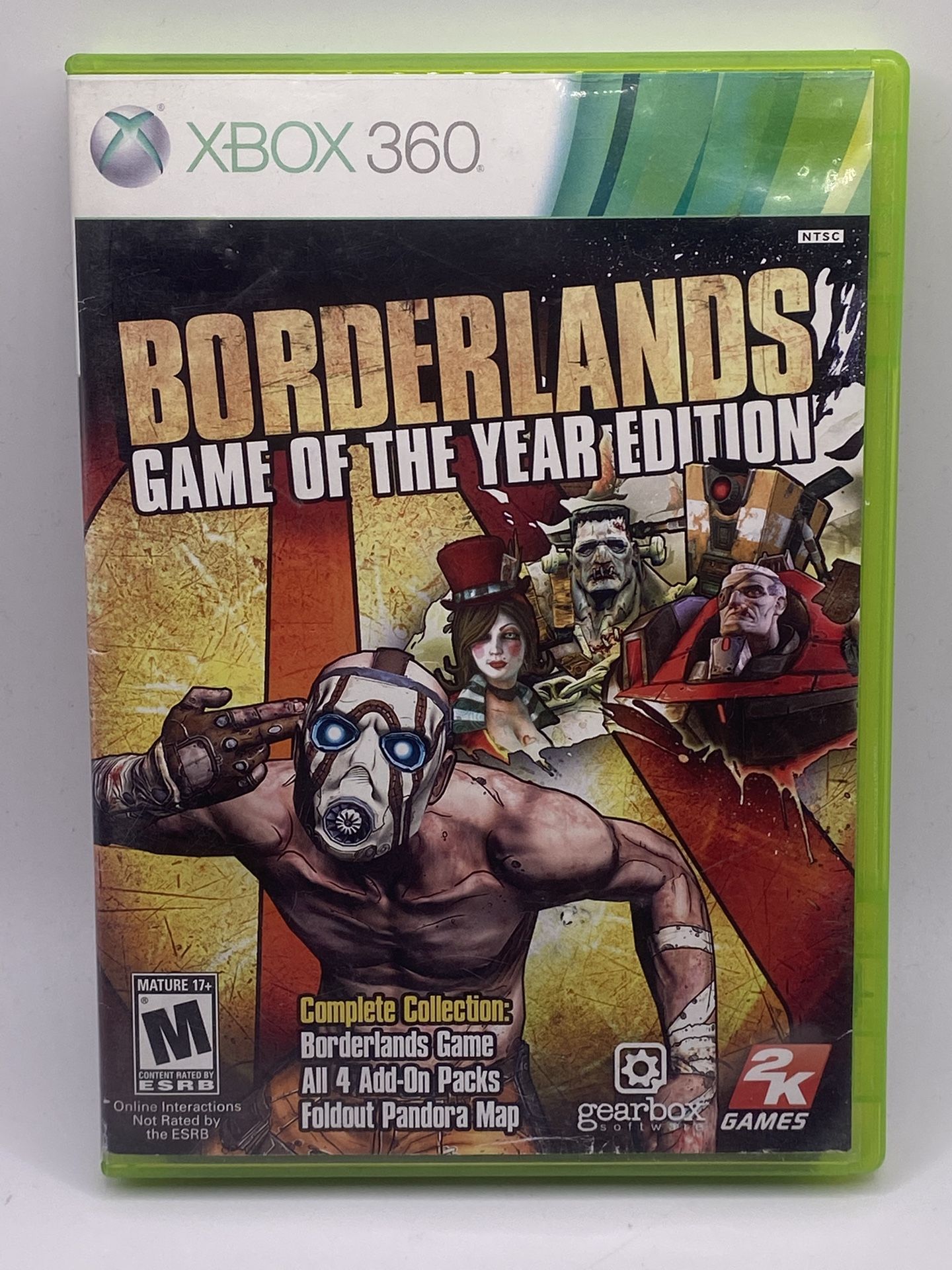 Borderlands -- Game of the Year Edition (Microsoft Xbox 360, 2010)