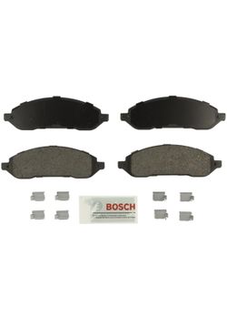 Bosch BE1022H Blue Disc Brake Pad Set with Hardware for 2004-07 Ford Freestar and Mercury Monterey - FRONT