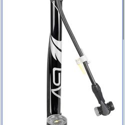Brand  New BV Bike Floor Pump – 160 PSI,  Dual Valve (Presta & Schrader)