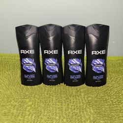 4 Axe Body Wash 16oz Phoenix All Day Fresh