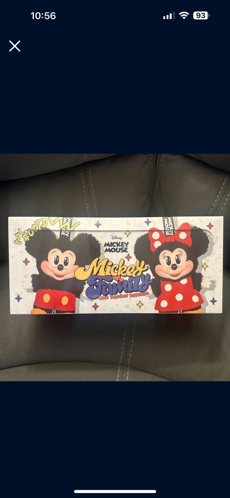 Pop Mart Disney Mickey Family Together Series Plush Keychain