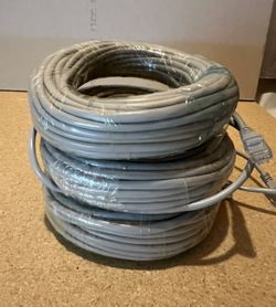 Long Gray Ethernet Cables