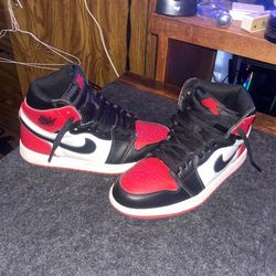Jordan 1 Retro High Bred Toe Men’s Size 7
