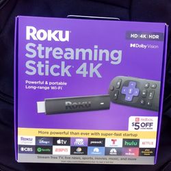 BRAND NEW ROKU STREAMING STICK 4K