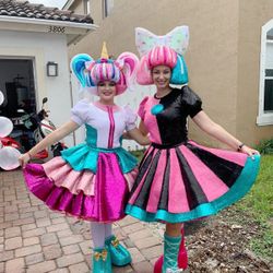 LOL DOLLS. Kids Party characters!!!!