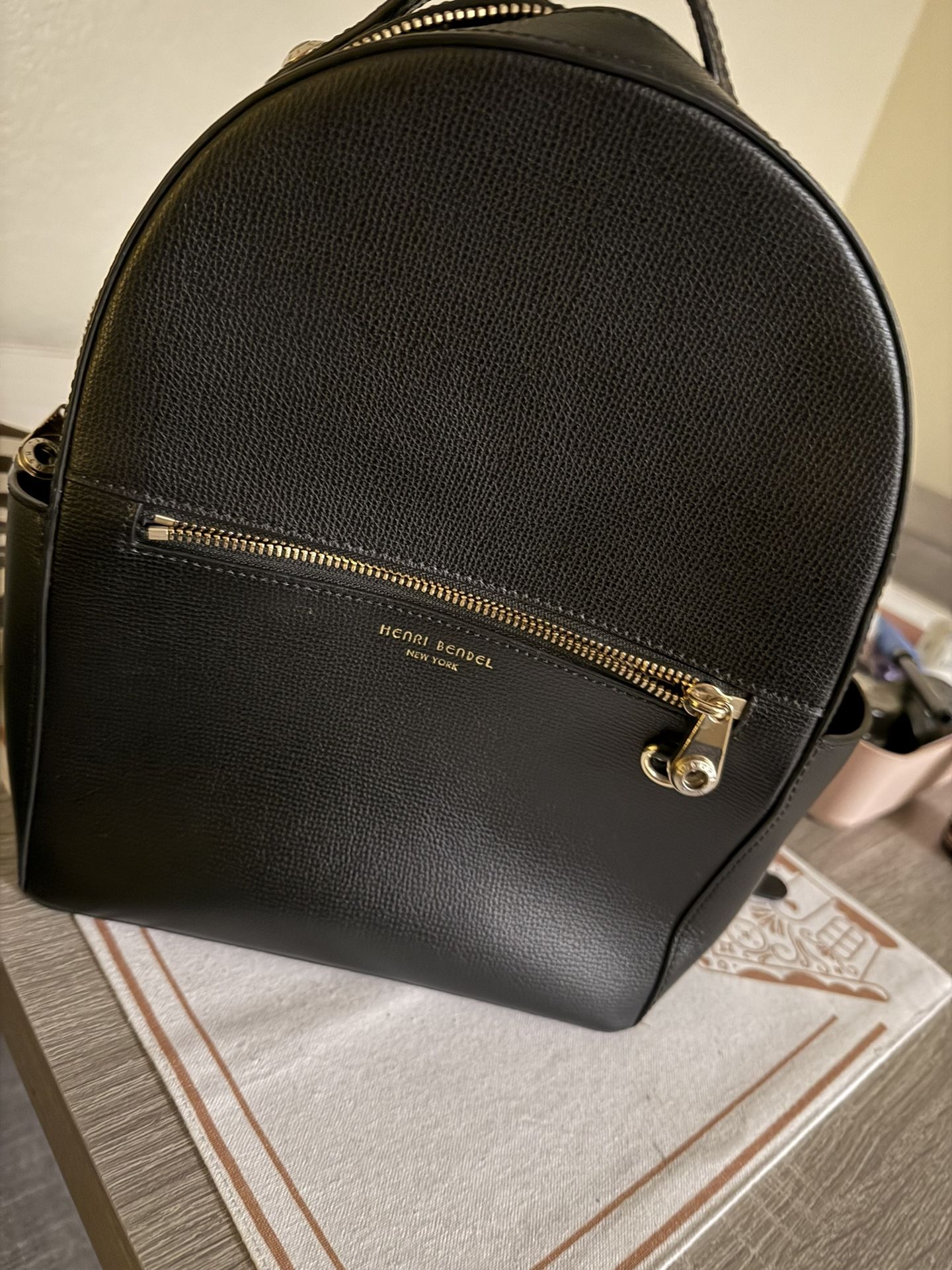 Henri Bendel Black Backpack Original