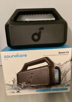 Soundcore Boom 2 - 80W Portable Speaker, 24hr Battery, IPX7 Waterproof, Power Bank