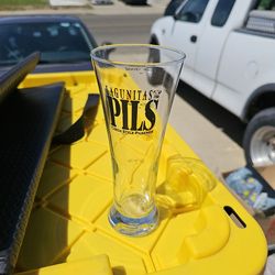 Lagunitas beer glasses.