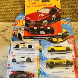 Hotwheels Nissan Car Lot