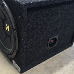 Kicker 12" subwoofer