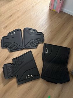 2023 2024 2025 2026  XM BMW ALL WEATHER MATS FRONT AND REAR SET OF 4